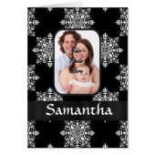 Black damask custom photo (Front)
