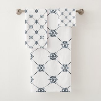 Black Damask pattern 