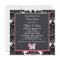 Black Damask Pink Bow Princess Baby Shower