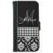 Black Damask Printed Diamonds Personalized