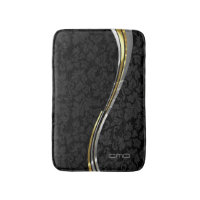 Black Damasks Silver & Gold Accents
