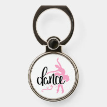 Black Dance / Carnation Pink Pointe Ballet Dancer
