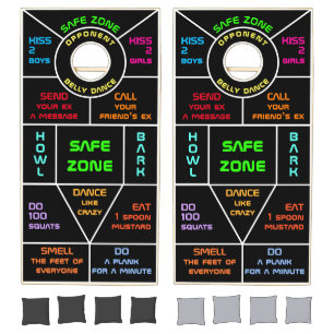 Black Dare Party Cornhole Set