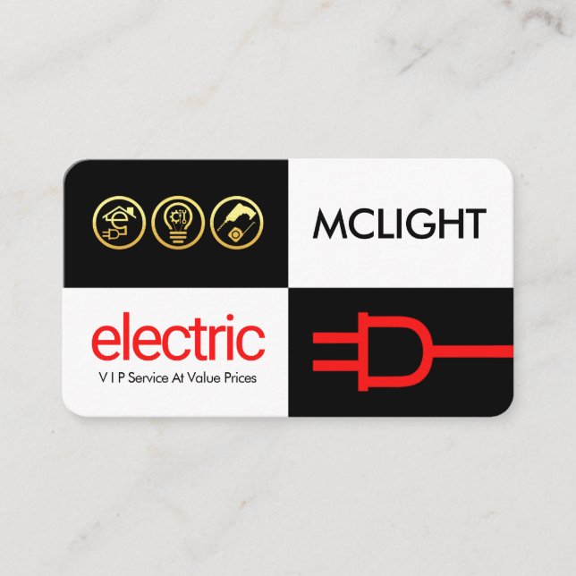 Black Darkness White Light Squares Business Card (Front)