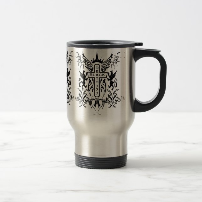 Black Death 777 - Cross Travel Mug (Right)