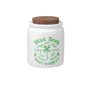 Black Death 777 - Honey Irish Whiskey - Blended wi Candy Jar