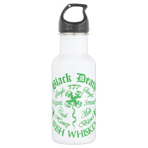 Black Death 777 - Honey Irish Whiskey Stainless Steel Water Bottle