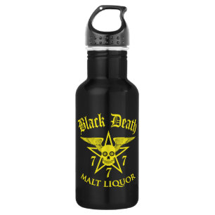 Black Death 777- Malt Liquor Water Bottle
