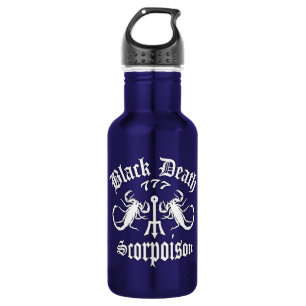 Black Death 777- Scorpoison Vodka Water Bottle