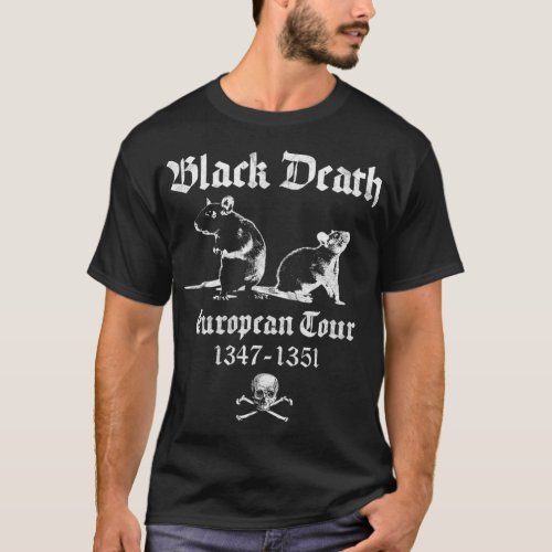 Black Death Plague Occult Gothic Horror Satan Devi T_Shirt