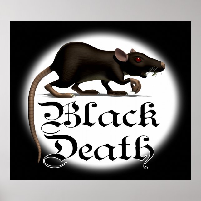 Black Death Rat Posters (Front)