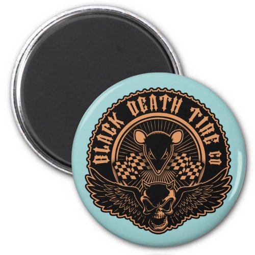 Black Death Tire Co _Or Magnet