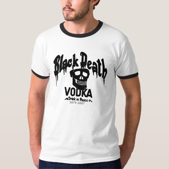 black death vodka T-Shirt (Front)