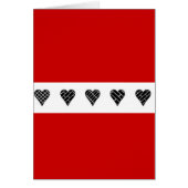 Black Decorative Hearts (Front)