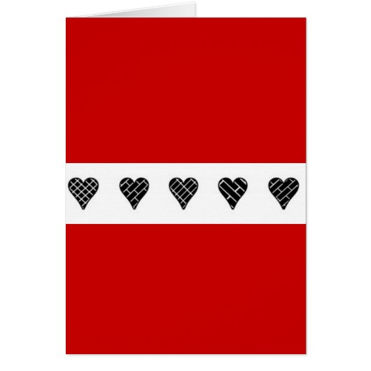 Black Decorative Hearts (Front)