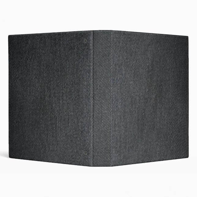 Black Denim 3 Ring Binder (Background)