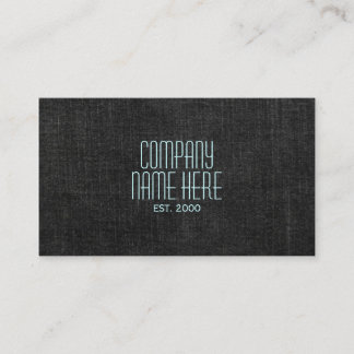 Black Denim Business Card