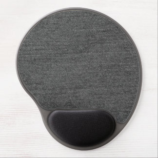 black denim gel mouse pad