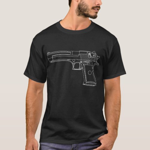 Black Desert Eagle T_Shirt