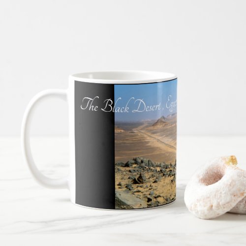 Black Desert View Farafra Egypt Coffee Mug