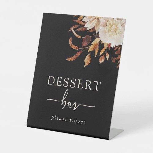 Black Dessert Bar Sign