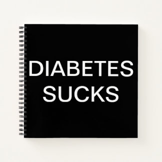 Black diabetes notebook
