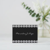 BLACK DIAMOND FAUX Business Card (Standing Front)