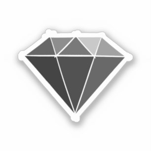 Black Diamond Gemstone Jewelry. Sticker