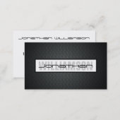 Black Diamond Plate Professional Business Card (Front/Back)