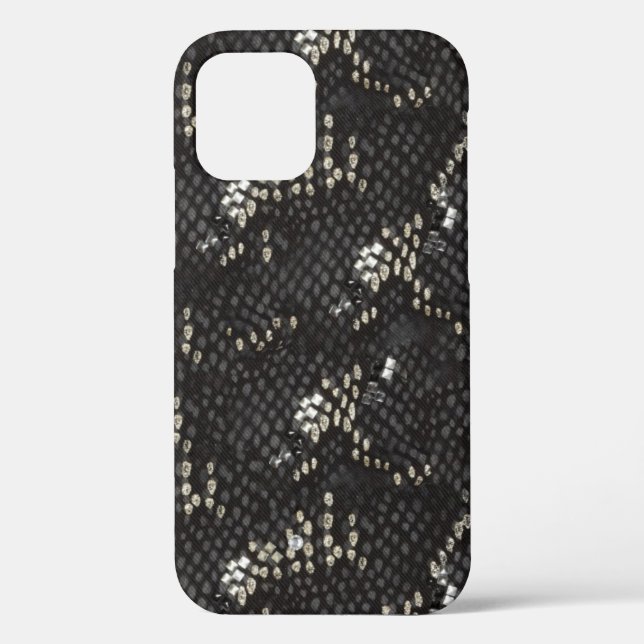 Black Diamond Snake Skin Case-Mate iPhone Case (Back)