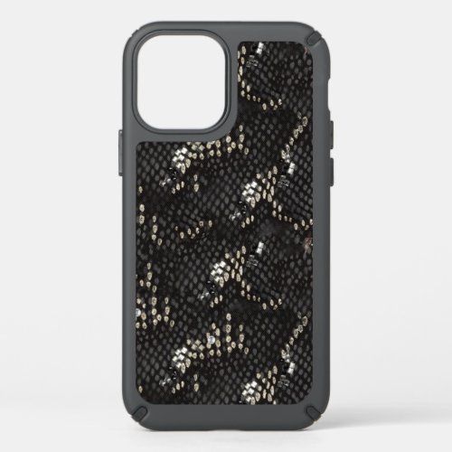 Black Diamond Snake Skin Pattern Speck iPhone Case