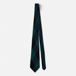Black Diamond Tartan Tie