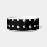 Black diamonds bowl<br><div class="desc">Hot diamond gift ideas. Modern and chic black diamond polka dots (faux not real diamonds) pattern. Ideal gifts for birthdays, weddings, and special occasions for women.</div>