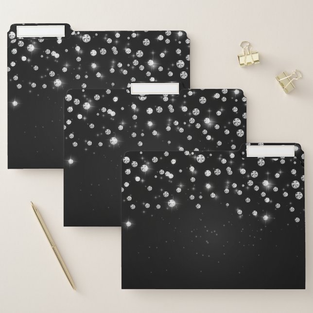 Black Diamonds File Folder (Set)