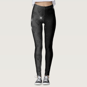 Black Diamonds Leggings