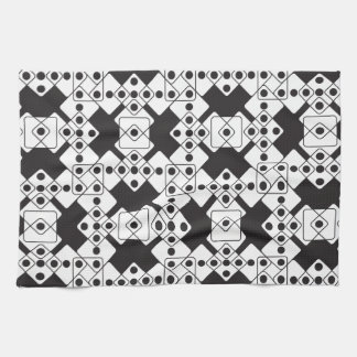 Black Dice Kitchen Towel