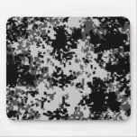 Black Digital Camouflage Mouse Pad at Zazzle