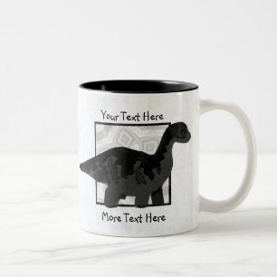 Black Dinosaur Mug