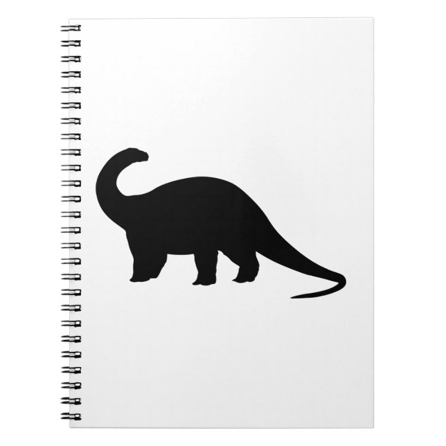 Black Dinosaur Notebook (Front)