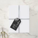 Black Disco Ball and Heels 65th Birthday Gift Tags