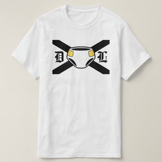 BLACK DL FLAG T-Shirt (Design Front)