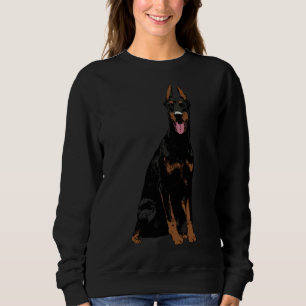 Black Doberman 180 Sweatshirt