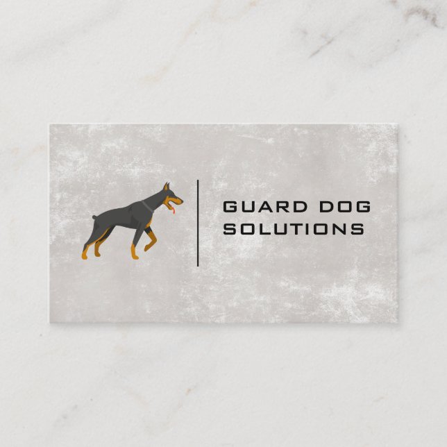 Black Dog | Animal Services Business Card (Front)