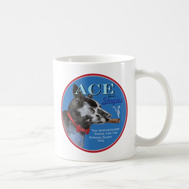 Black Dog Coffee Mug (Right)