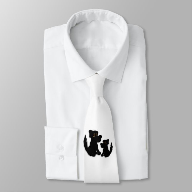 Black Dog Family Tie (Tied)
