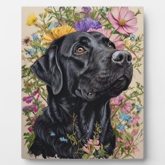 Black dog photo frame I black labrador retriever