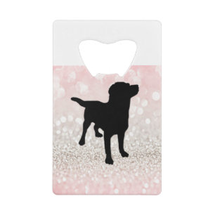 Black Dog Sparkle Credit Card Bottle Opener