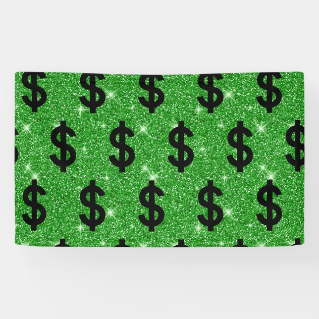 Black Dollar Sign Money Entrepreneur Wall Street (Horizontal)