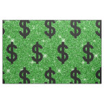Black Dollar Sign Money Entrepreneur Wall Street Fabric
