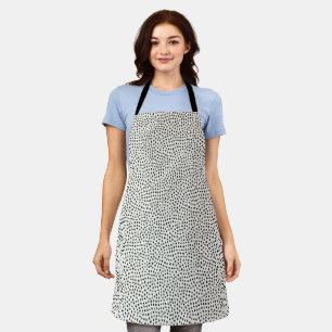 Black Dot Pattern Apron